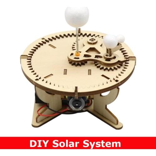 Trisphere Sun Earth Moon Planet Solar System Model Kids DIY Science Toys Educational Scientific Experiment Kit