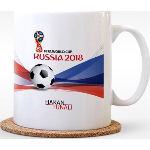 Customized World Cup 2018 Design White Mug Cup-1