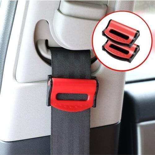 2pcs Car Seat Belts Clips Safety Adjustable Auto Stopper Buckle Plastic Clip for Cadillac XTS SRX ATS CTS/Renault Koleos
