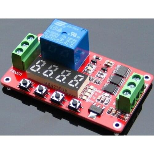 1 channel multifunction relay module / cycle delay / timer switch / self-locking, preset 18 functions