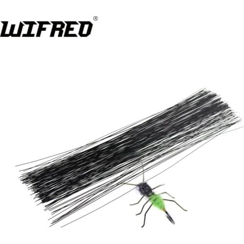 Wifreo 1Pack/2Packs 15cm Fly Tying Plastic Insect Leg Ant Fly Bee Stonefly Legs Fly Fishing Material Round Rubber Leg Nymph Legs