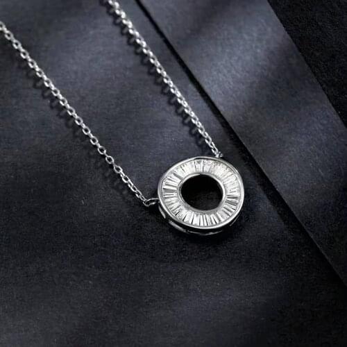 100% 18K-Gold Real Diamond Earrings Woman Trendy Style Fine Jewelry Wedding Necklace