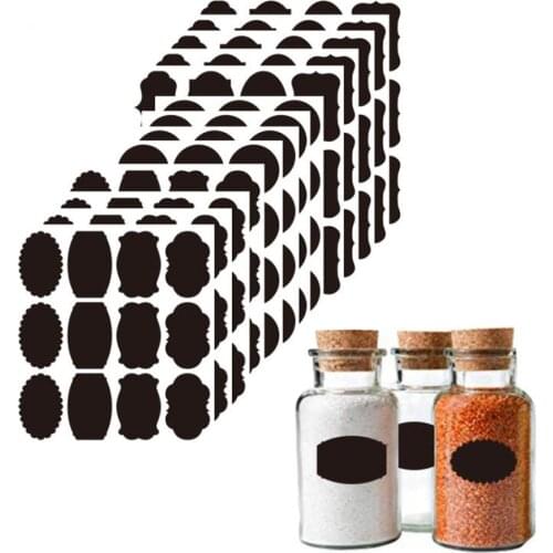 156pcs Chalkboard Labels Stickers Waterproof Removable Erasable Stickers for Pantry Bottles Mason Jars Containers Organziers