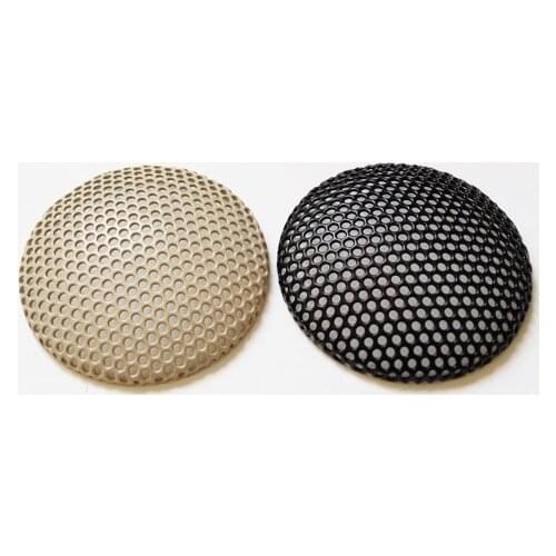 2pcs 1.5"inch Black/beige speaker Iron grilles decorative circle net cover