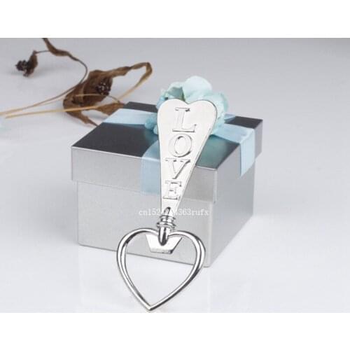 50pcs Bottle Openers in Gift Boxes Wedding Gift Arrow Love Heart Beer Bottle Opener Wine Openers in Beautiful Packing Boxes