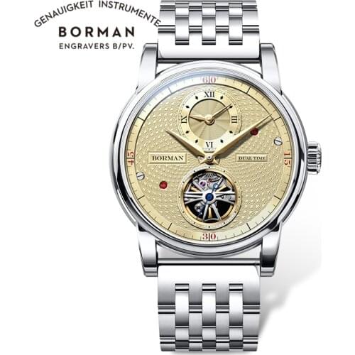 Mens Stainless Steel Watch BORMAN China