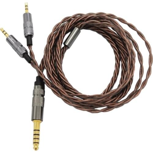 Voor Sol Republic tracks headphones upgrade cable 4.4mm Tracks HD V8 / V10 / V12 / X3 2*2.5mm and 2*3.5mm cable Replace wire