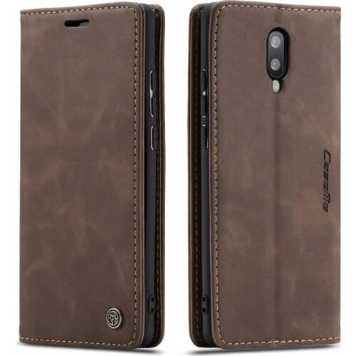 Magnetic Flip Case for OnePlus 7 Pro PU Leather Wallet Back Shell Case for OnePlus 7 Phone Cover for 1 + 7 Pro Vintage Coque