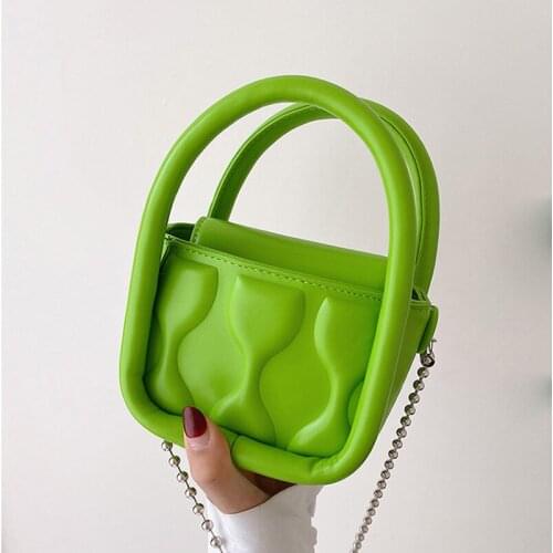 Candy Color Mini Crossbody Bags Women 2021 Fashion Branded Shoulder Handbags And Purses Quality PU Leather Ladies Tote Bag Black