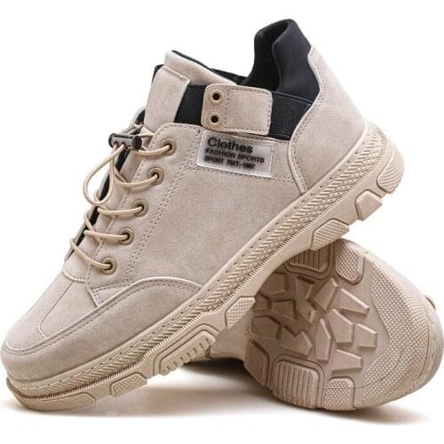 New fashion mens shoes autumn and winter outdoor leisure single shoes low-top thick-soled leather mens sports shoes/YG-MR9981