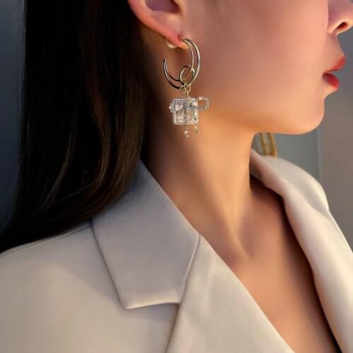 New style temperament jewelry inlaid rhinestone earrings bohemian zircon bow earrings for women party gifts wholesale