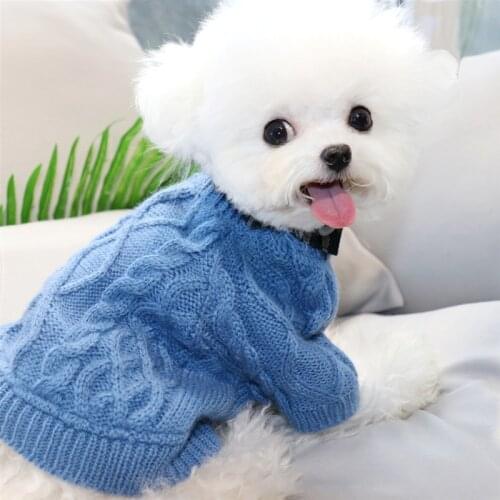 Autumn and winter clothing pet sweater Teddy cat Bichon milk dog puppies VIP Pomeranian Schnauzer puppy dog clothes