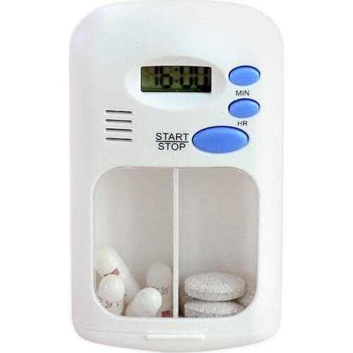 NEW Portable Pills Reminder Medicine Alarm Timer Electronic Box Case Organizer New U dropshipping