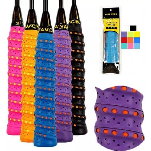Anti-slip Tennis Badminton Grip Tape Breathable Sport Sweatband Windings Over Bicycle Handle Fishing Rod Baseball Squash Racket