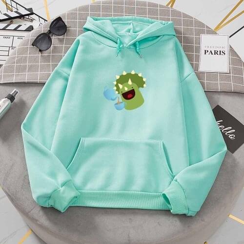 Funny Hoodies Oversized Graphics Printed Pocket Hooded Sweatshirts Harajuku Autumn Winter Casual Korean Pullovers Women Hoodie