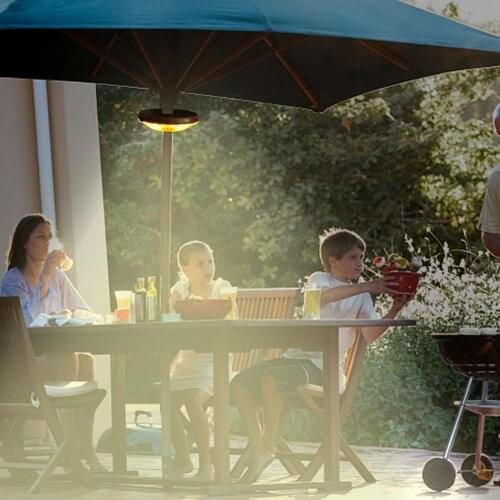 LED Solar Garden Umbrella light Outdoor Waterproof IP67 String Lights Light Sensor Control Garden Decorative Lamp Battery power