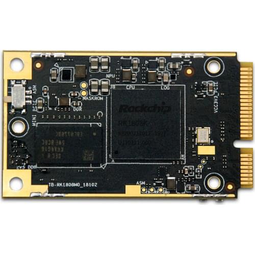 TB-RK1808M0 Mini-PCIe neural network computing card AI artificial intelligence
