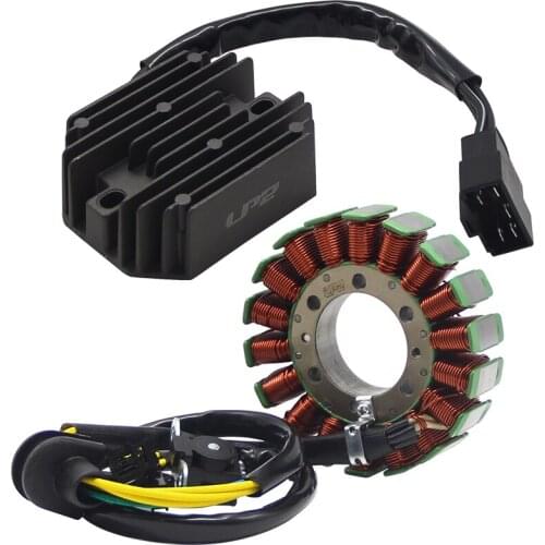 Motorcycle Voltage Regulator Rectifier &Magneto Stator Coil For Suzuki AN400 Burgman400 AN250 Burgman250 32800-14F01 32800-14F00