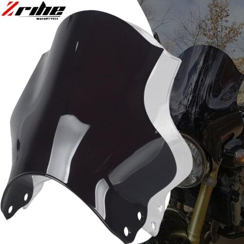 ZRIHE Motorcycle Black Windshield WindScreen For Honda Hornet CB400 CB600 CB750 CB900 CB919 CB250 CB 400 600 750 900 919 250