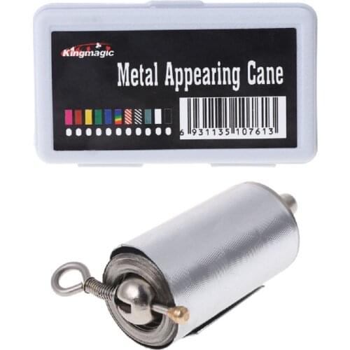 1pcs Appearing Cane Metal Cudgel Illusion Trick For Magician Gimmick Stage Magic Tricks
