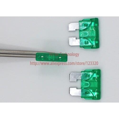 100pcs/lot) 30A Standard ATO ATC Auto Car Blade Fuse W19MMxL18MMxH5MM Using For SUV Auto Car Motorcycle