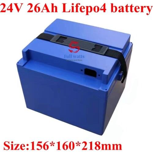 24V 26Ah LiFePO4 Battery Pack 32700 Lithium with BMS for Golf Cart Golf Trolly E-bike E-scooter Power Storage System Wheelchair