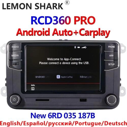 Android Auto RCD360 PRO NONAME Car Radio Carplay New RCD330 MIB Radio For VW Golf 5 6 Jetta MK5 MK6 Tiguan CC Polo Passat