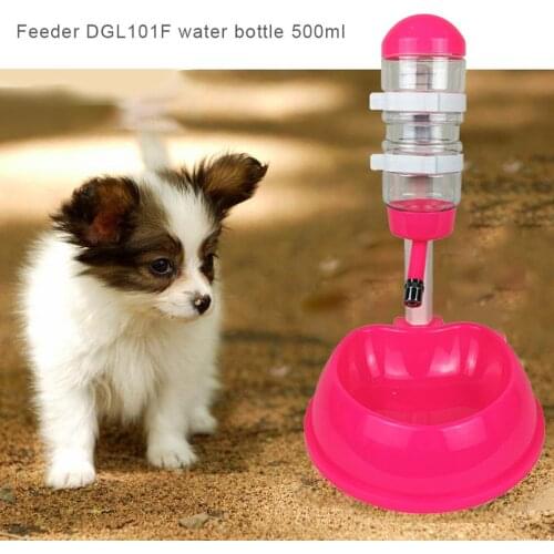 Automatic Pet Drinker Dog Bowls Water Bottles Universal Dog Drinker Feeder Liftable Bowl Dispenser Bowl Puppy Pet Products