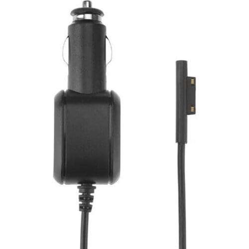 R58A for Surface Pro 7/6/5/4/3 Car Charger Adapter DC 15V 3A Charger USB Car Charging for Surface Laptop Cable