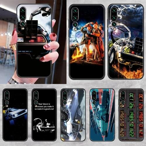 Back To The Future Phone case For Huawei P Mate P10 P20 P30 P40 10 20 Smart Z Pro Lite 2019 black pretty waterproof luxury funda