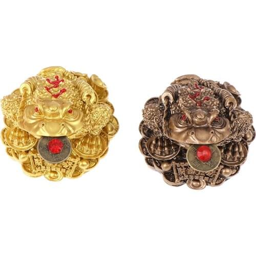 Feng Shui Toad Money Lucky Fortune Chinese Frog Toad Home Office Decoration