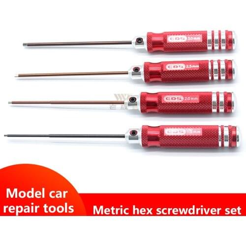 RC Car EDS Model Repair Tool 1.5/2.0/2.5/3.0MM Metric Hexagon Screwdriver Set 110991
