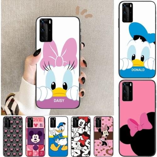Quality phone case cartoon disney Phone Case For Huawei P40 p30 P20 10 9 8 Lite E Pro Plus Black Etui Coque Painting Hoesjes com