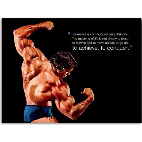 Canvas Painting Gym Decoration Inspirational Quotes Posters and Prints Wall Art Picture for Home Decor Nursery Decor No Frame