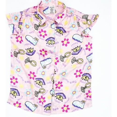 Summer High Quality Comfortable Polyester Baby Girls T-shirts Kids Sleeveless Tops Casual Tees Children Clothes Hawaii Required