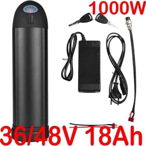 48V Battery48v ebike battery 500W 750W 1000W48V 8Ah 10Ah 12Ah 13Ah 15Ah 17Ah 18Ah Electric Bike Lithium Battery with 2A charger