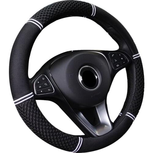 Fashion Summer Car Steering Wheel Braid Cover Wrap Suitable For 37-38CM/14.5" -15" M Size Universal Hand Bar Protecter New