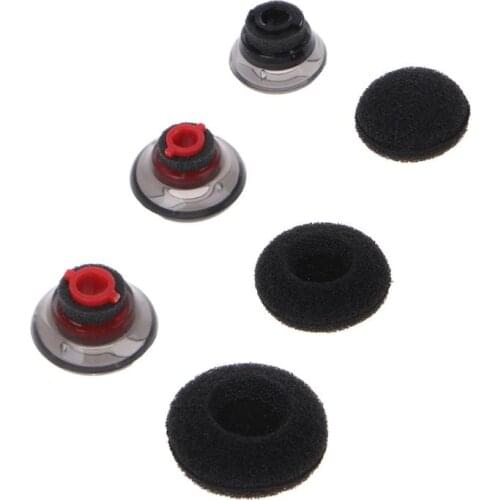 Soft Silicone Ear Pads Earphone Clear Earbuds Tips Eargels Black Foam Accessories For Plantronics Voyager 5200 Earphone 270B