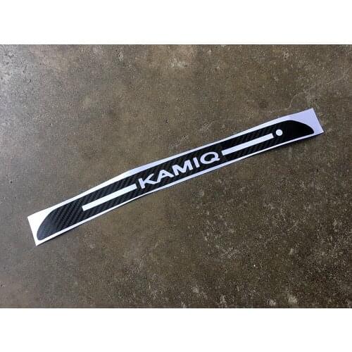 Carbon Fiber Stickers And Decals High Mounted Stop Brake Lamp Light 1PC Car-Styling for Skoda KAMIQ 2018 car Accessories