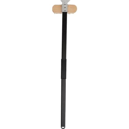 Professional Pizza Oven Copper Brush Scraper Household Grill Brass Cleaning Brush With Aluminium Handle