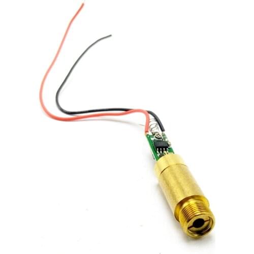 Industrial / Lab 532nm 80mw 3.0-4.2V Green Dot Laser Diode Module with Driver 12x35mm