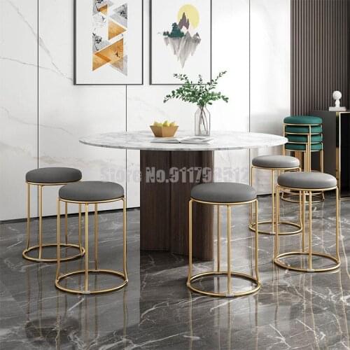 Nordic Dining Chair Light Luxury Stool Back Home Modern Simple Chair Dining Table Chair Leisure Iron Net Red Makeup Chair