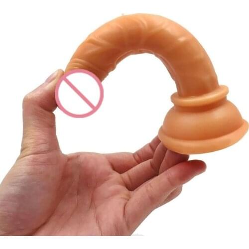 Super Mini Dildos 4Colors Female Masturbator Simulate Penis Realistic Dildo Stimulate Massage with Strong Suction Cup Sex toys