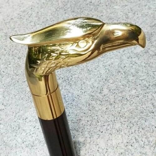 Outside the single copper crafts the old gentleman imported wooden crutch stick props gift gift