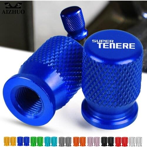 XTZ 750 1200 CNC Aluminum Motorcycle Tire Valve Air Port Cover Caps Accessories FOR YAMAHA XT1200Z ZE XTZ750S SUPERTENERE LOGO