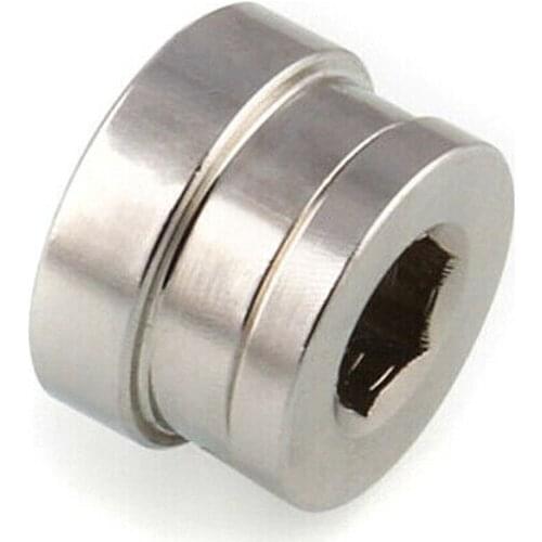 Iron Oxygen Sensor Plug Solder 2pcs Cap Kit M18 x 1.5 Nut Stainless Steel