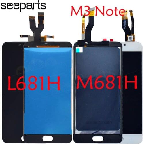 For MEIZU L681H LCD Screen Meizu M3 Note LCD Display With Touch Screen Digitizer Assembly For 5.5" Meizu M681H LCD Replacement