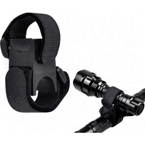 1Pcs Multi-Purpose Bike Strap Band Flashlight LED Tourch Mount Holder Bike Lock Clamp Holder Mountain Bicycle Accessories