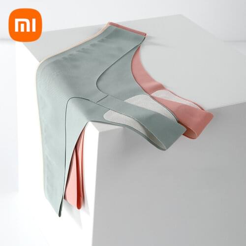 1pc Xiaomi Sexy Woman Underwear G-string Seamless Silk Panties Mulberry Silk Thongs Female Underpants Lady Sports T-back Briefs