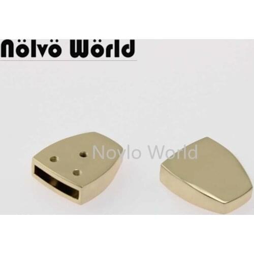 10-50pcs High quality Ecoration end clips by screws hardware straps tail clasp accessory metal bag clips bag